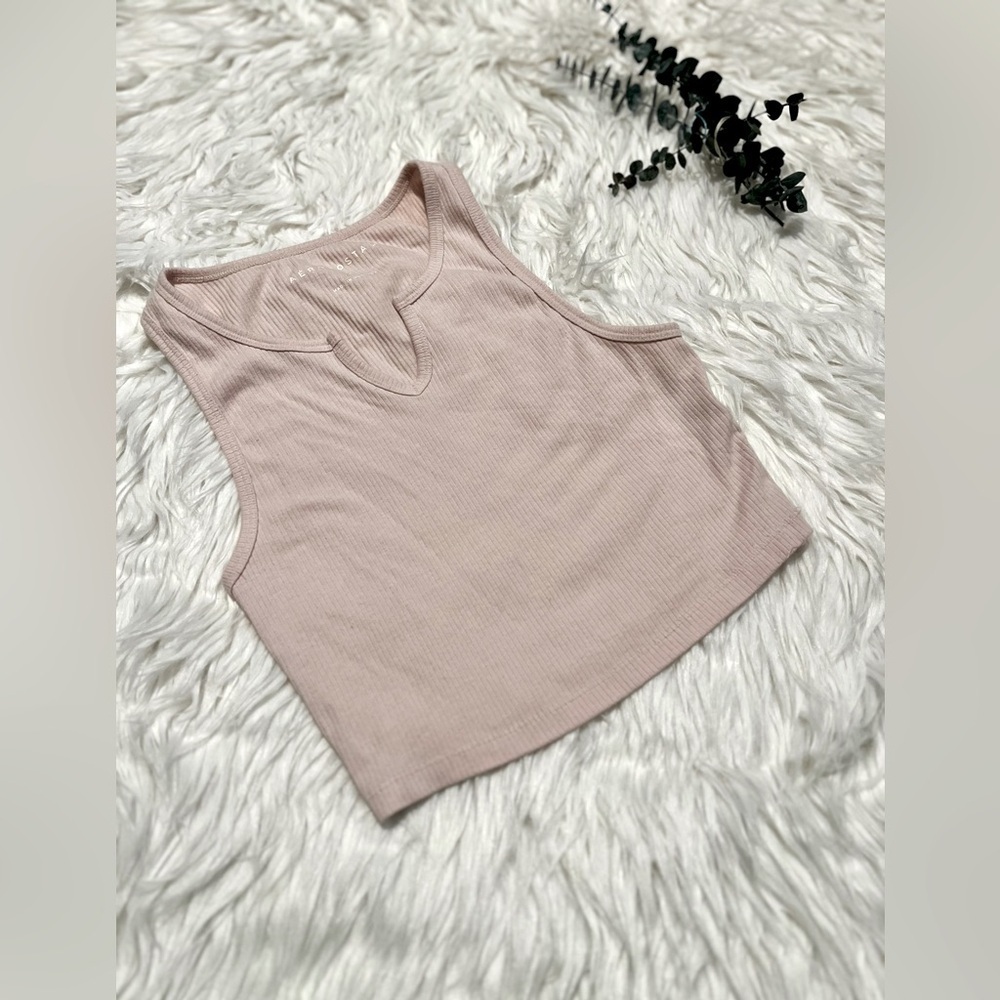 Pale pink Aeropostale cropped tank small